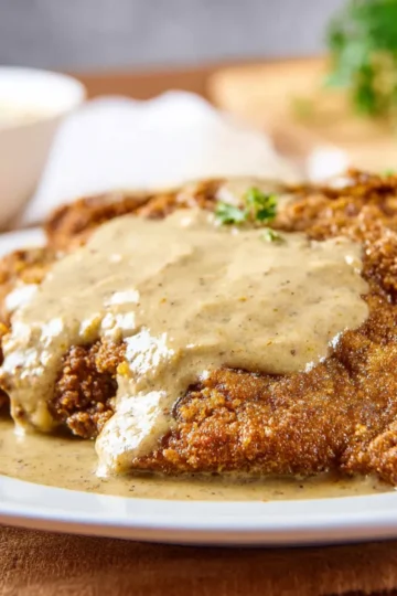 Air Fryer Country Fried Steak and Gravy