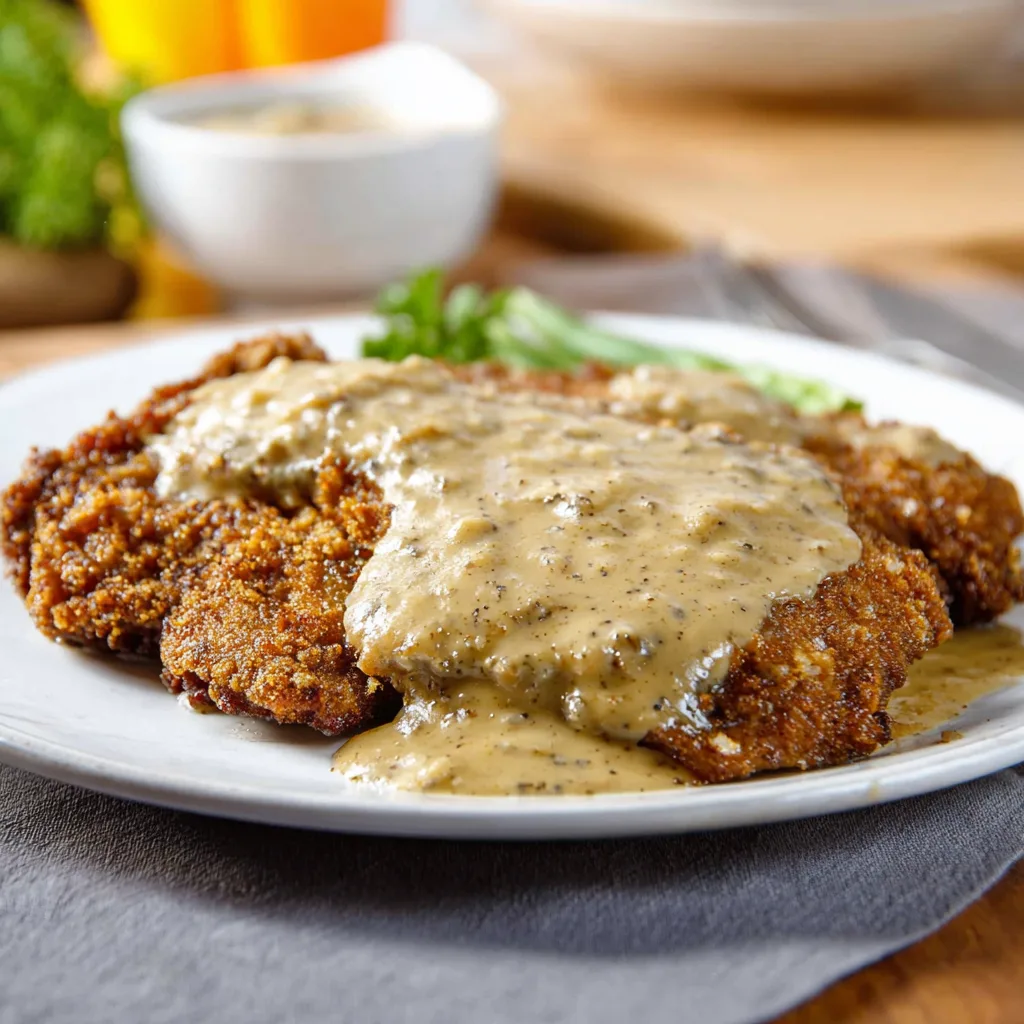 Beef Country Fried Steak and Gravy