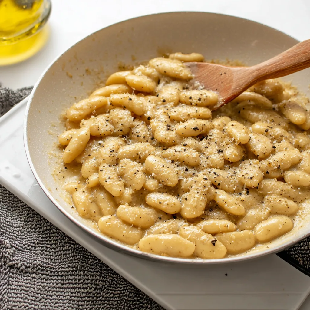 Cacio E Pepe Butter Beans Vegan