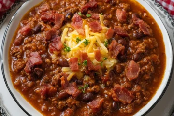 Carnivore Chili With Ground Beef and Bacon Recipes
