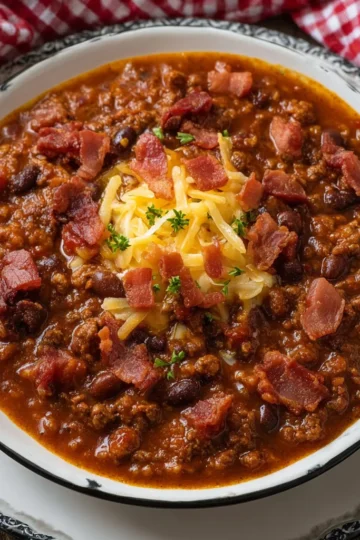 Carnivore Chili With Ground Beef and Bacon Recipes