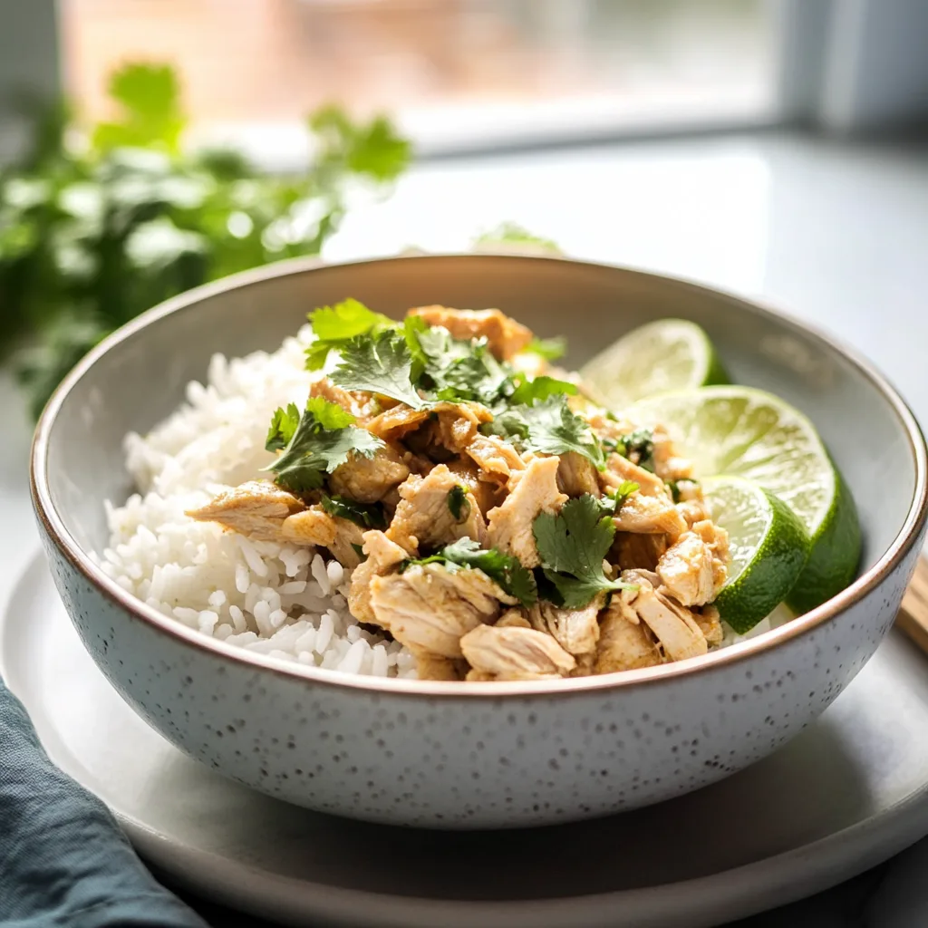 Coconut Chicken Rice Bowl