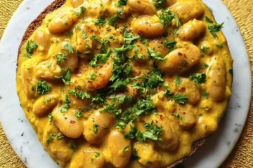 Creamy Curried Butter Beans