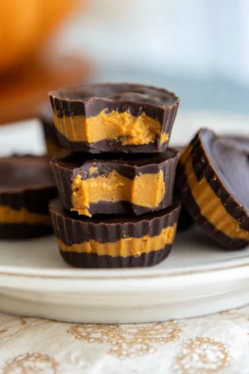 Dairy Free Chocolate Pumpkin Butter  Cups