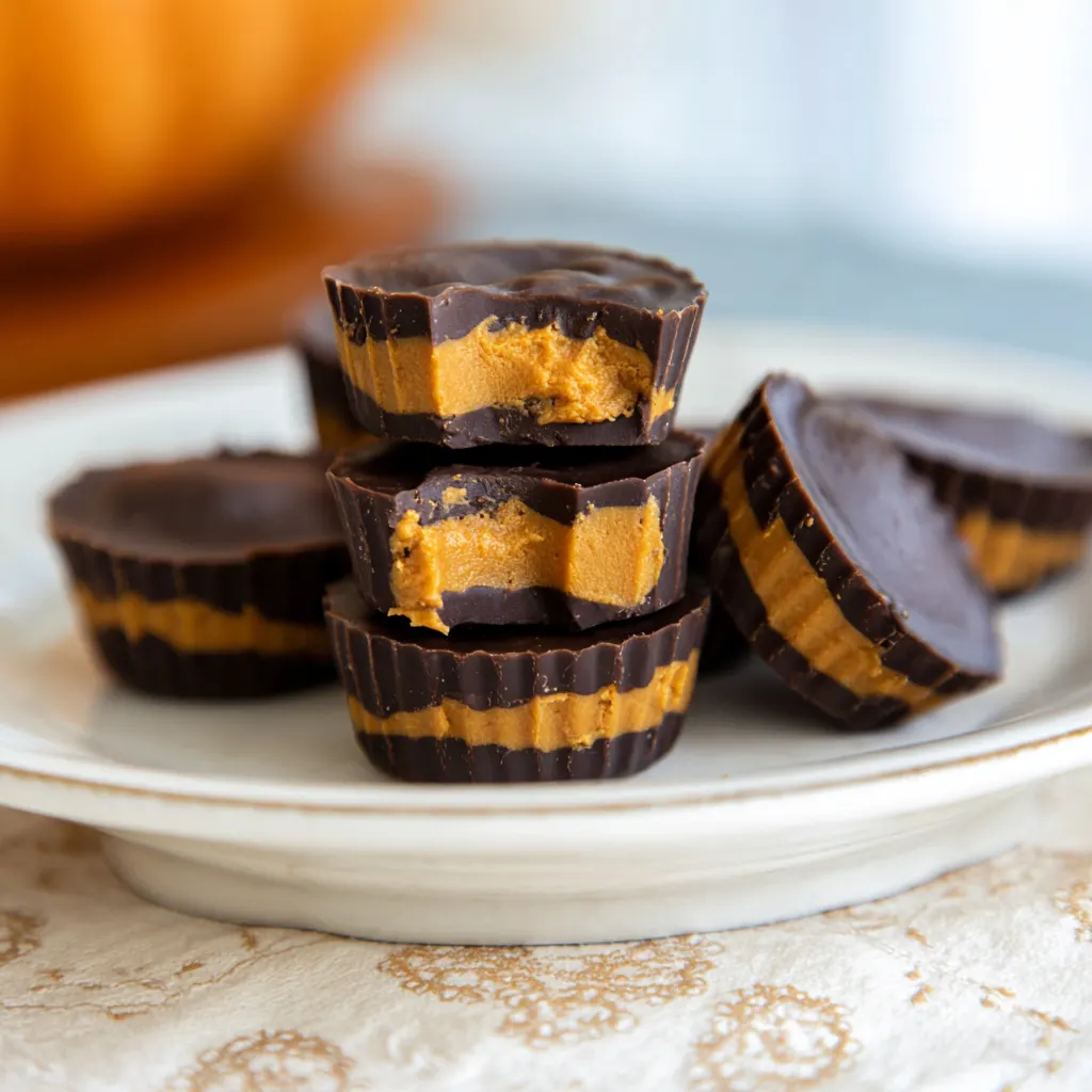 Dairy Free Chocolate Pumpkin Butter Cups