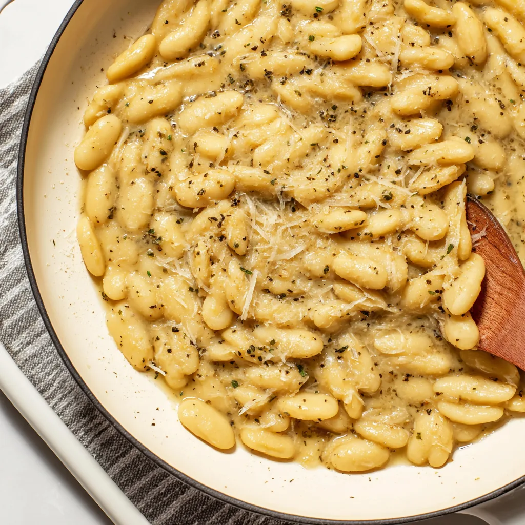 Easy Cacio E Pepe Butter Beans