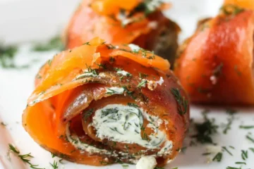 Easy Carnivore Smoked Salmon Roll Ups