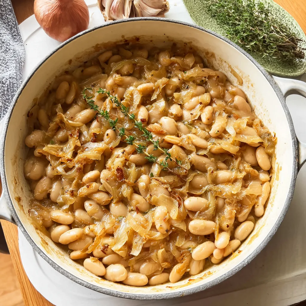 French Onion Soup White Beans