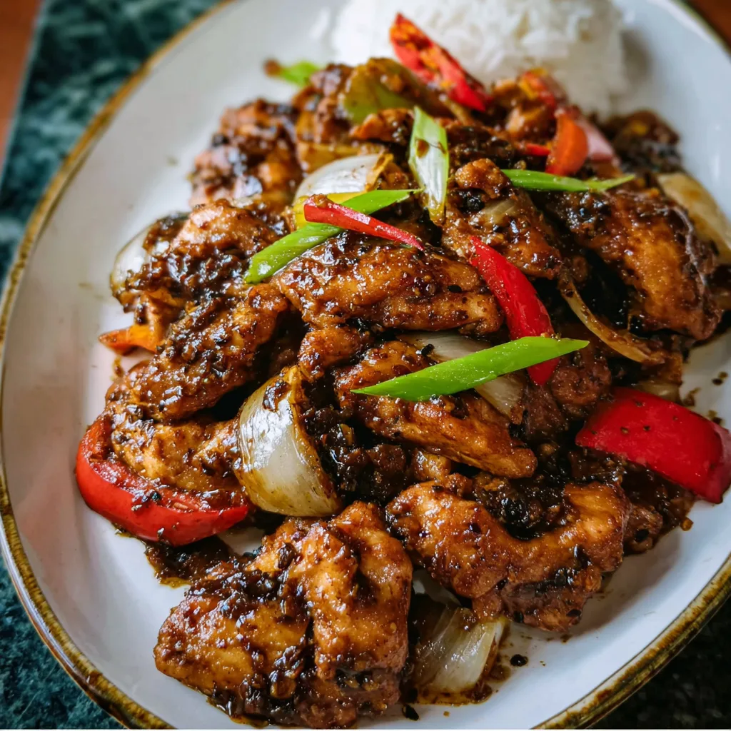 Healthy Black Pepper Chicken Delight