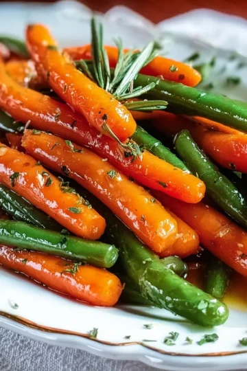 Honey Glazed Carrots and Green Beans Recipes