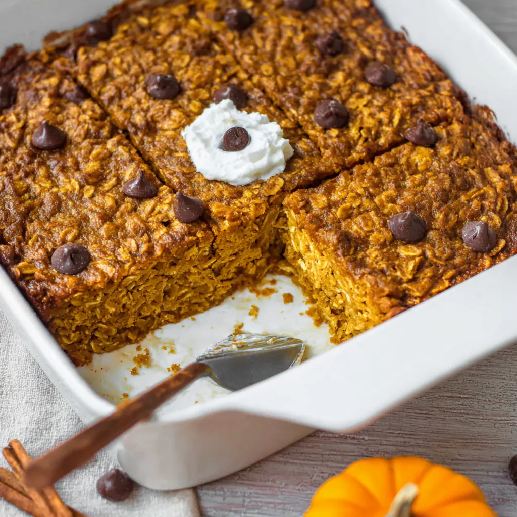 Pumpkin Baked Oatmeal Cups