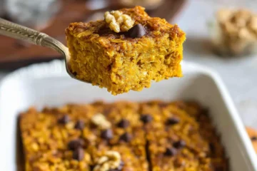 Pumpkin Baked Oatmeal Healthy