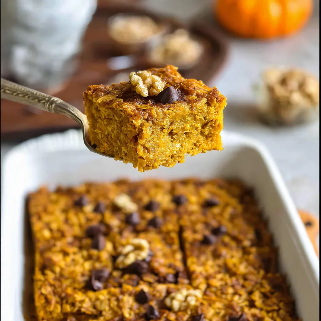 Pumpkin Baked Oatmeal Healthy