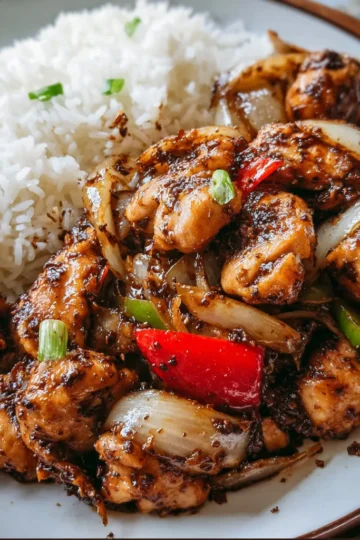 Savory Black Pepper Chicken Delight