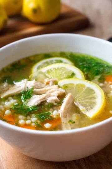 Greek Lemon Chicken Soup