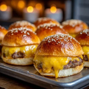 Easy Cheeseburger Sliders