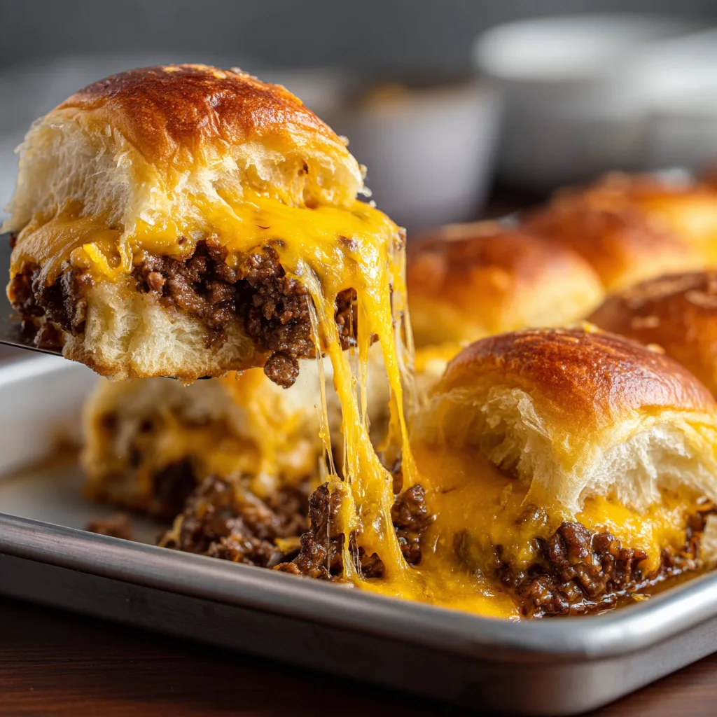 Easy Cheeseburger Sliders 