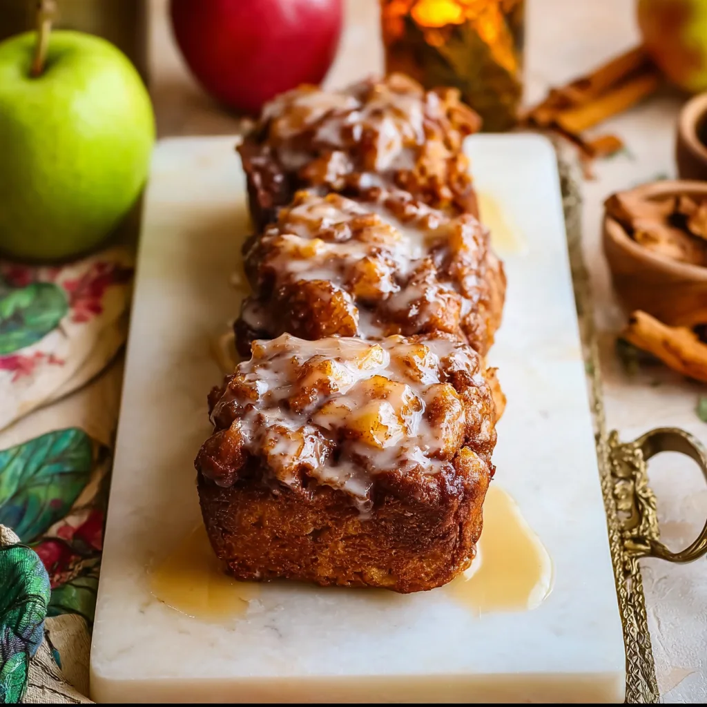 Easy Amish Apple Fritter Bread