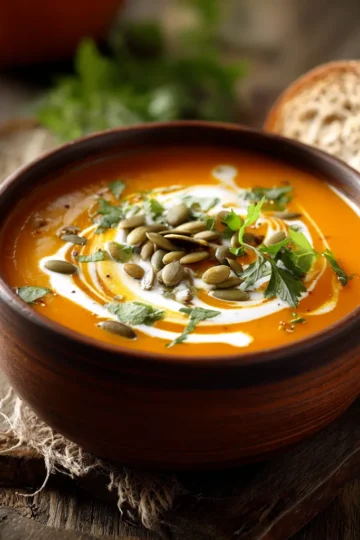 This pumpkin and sweet potato fall soup is everything autumn cooking should be — warm, simple, and nourishing. With just a few pantry ingredients and some roasting magic,