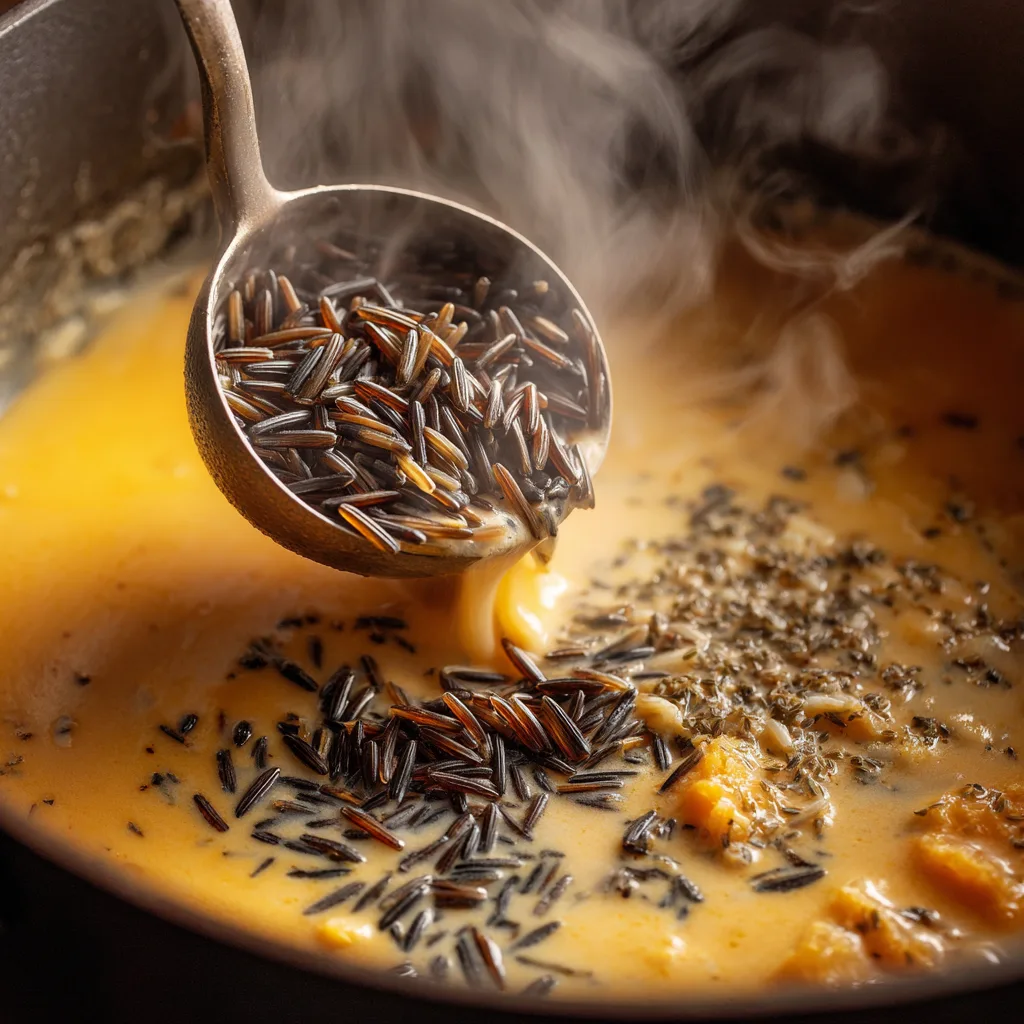 Pumpkin Wild Rice Soup 