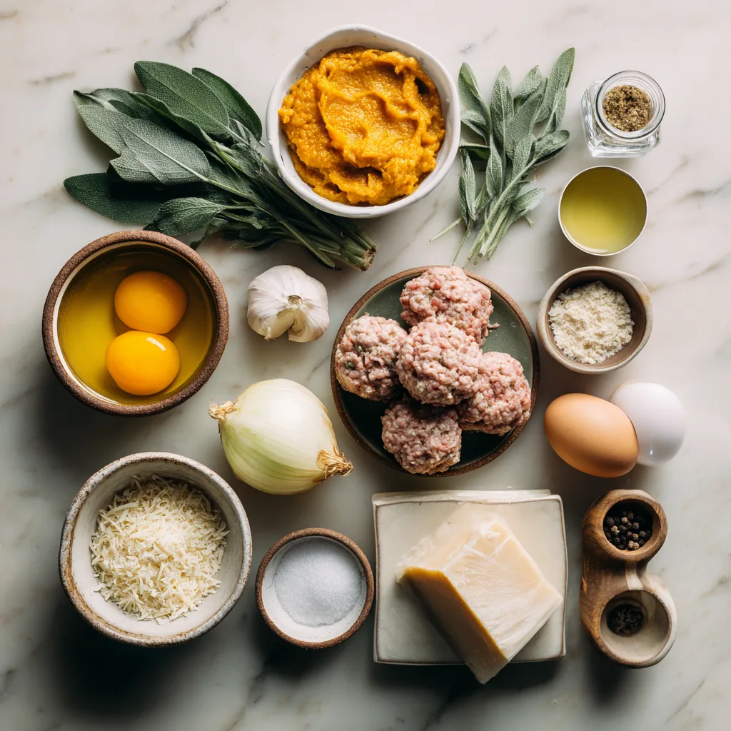 Turkey Meatballs Pumpkin Sage Sauce