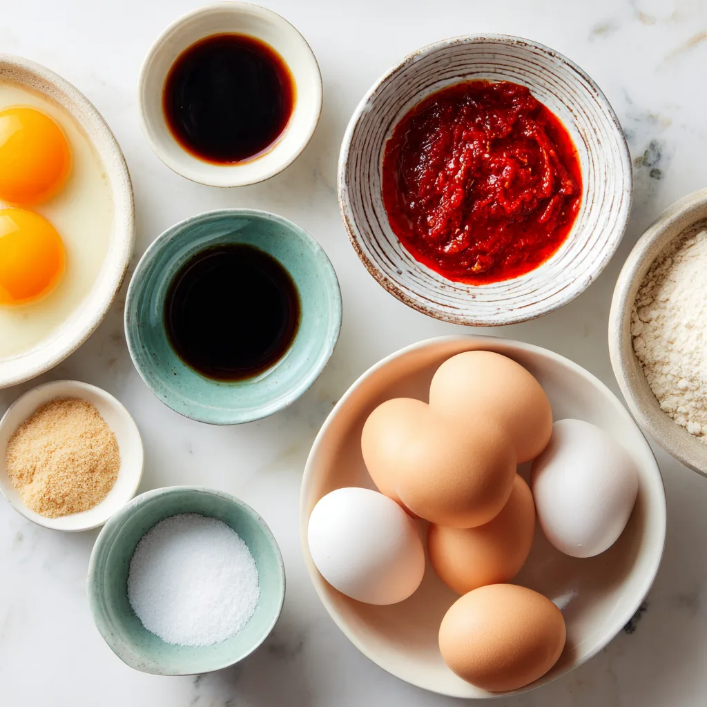Ingredients And Substitutions Spicy Gochujang Eggs