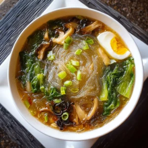 Japanese Glass Noodle Soup