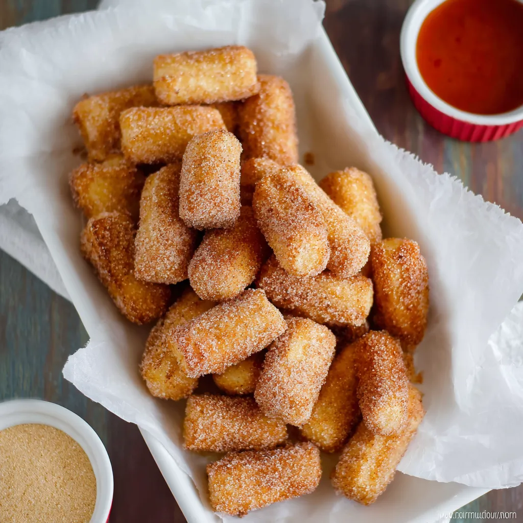 Easy Baked Churro Bites