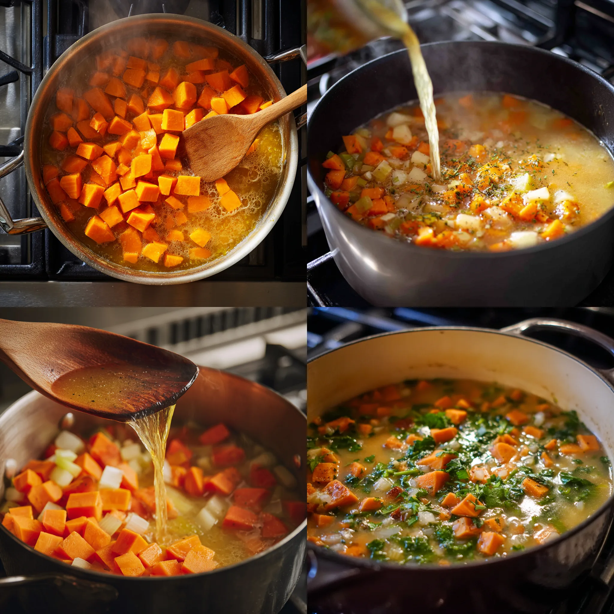 Step-by-Step Instructions Sweet Potato Corn Chowder