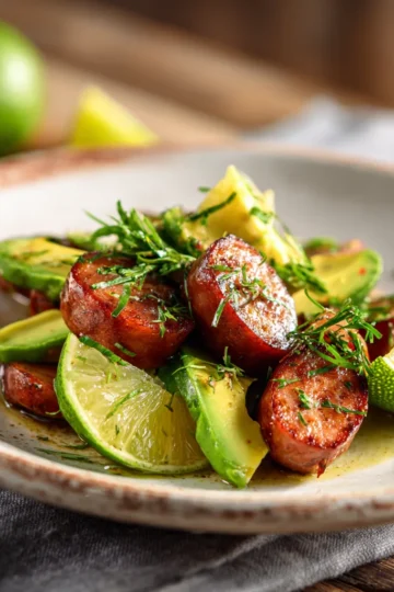 Sausage and Avocado Recipe