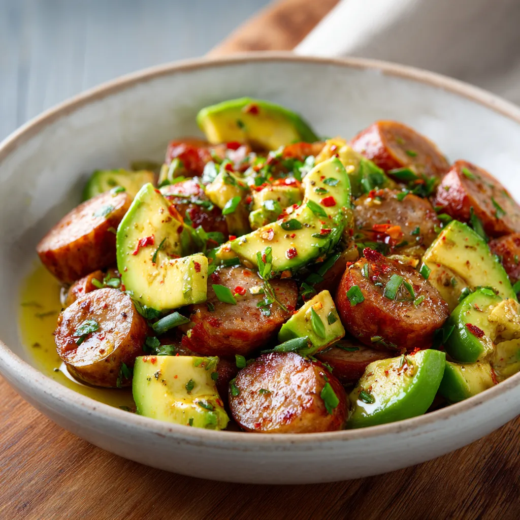 Sausage and Avocado Recipe
