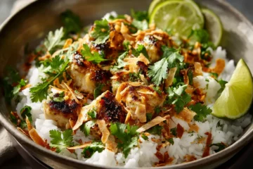 Best Coconut Chicken Rice Bowl