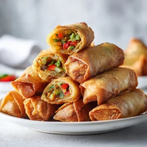 Air Fryer Vegetable Spring Rolls