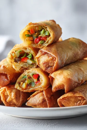 Air Fryer Vegetable Spring Rolls
