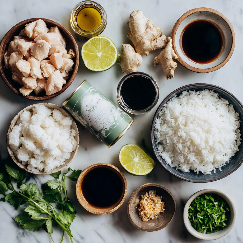 Ingredients You’ll Need Best Coconut Chicken Rice Bowl