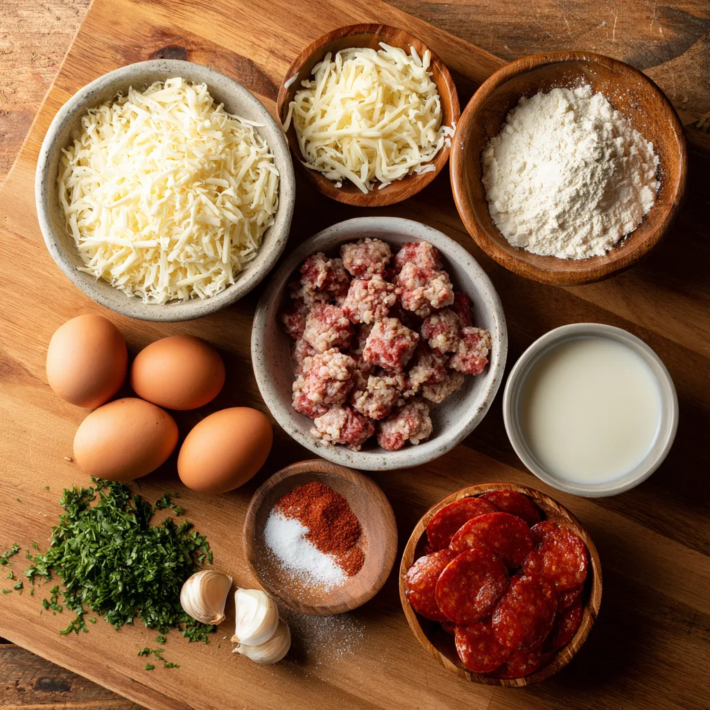 Keto Carnivore Pizza Muffins Ingredients You'll Need