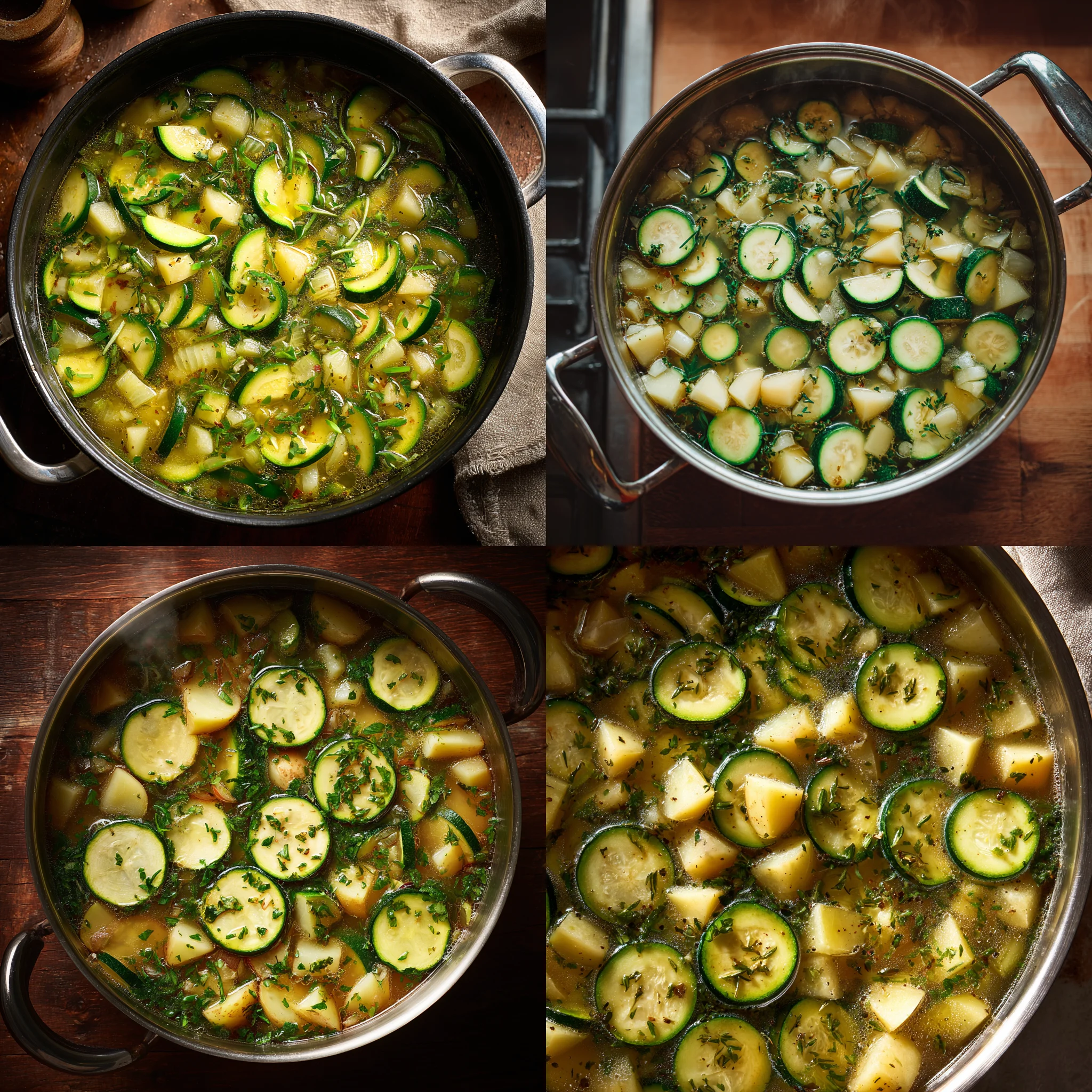 Step-by-Step Instructions Zucchini Soup Recipes