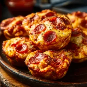 Keto Carnivore Pizza Muffins