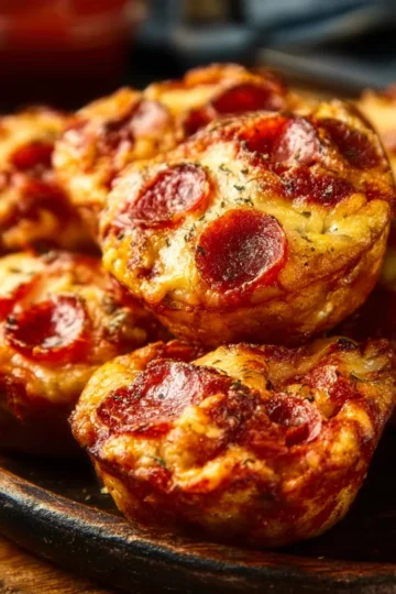 Keto Carnivore Pizza Muffins