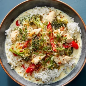 Best Coconut Chicken Rice Bowl