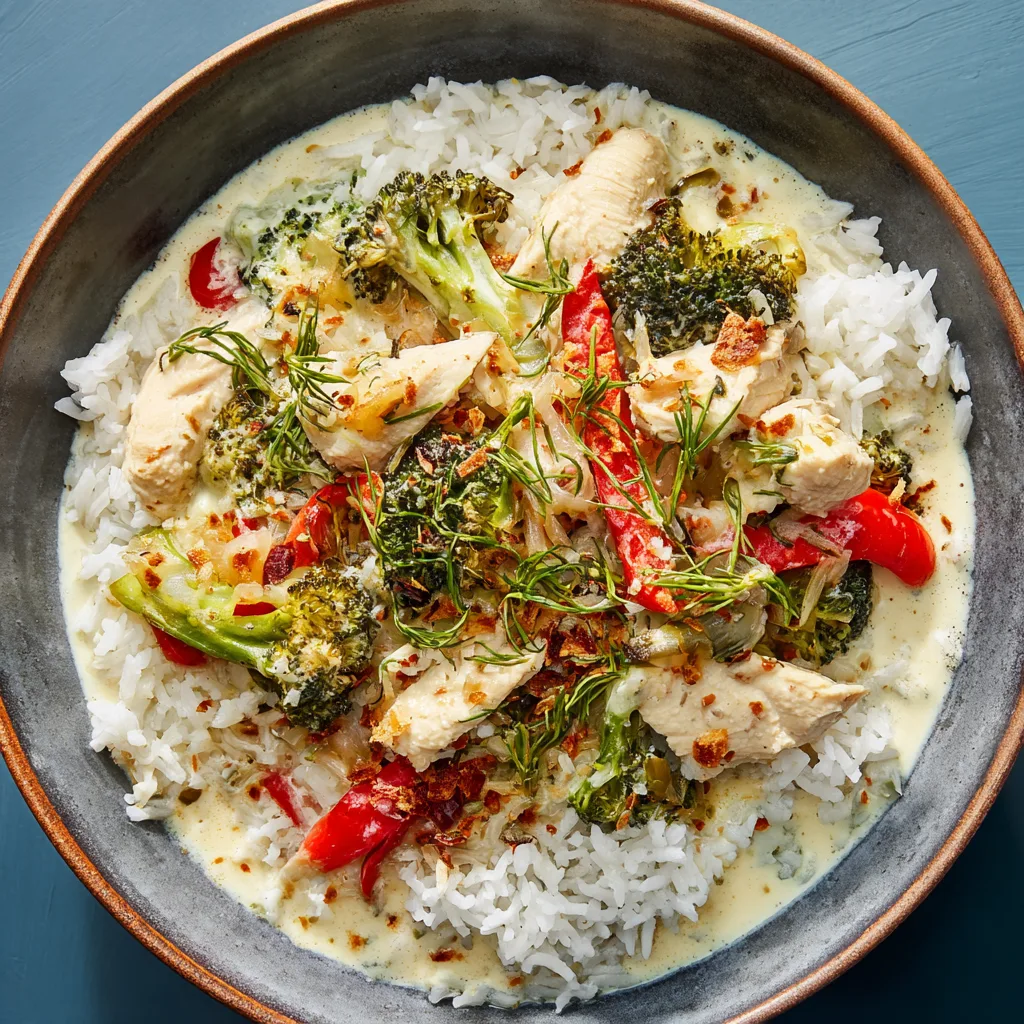  Best Coconut Chicken Rice Bowl 