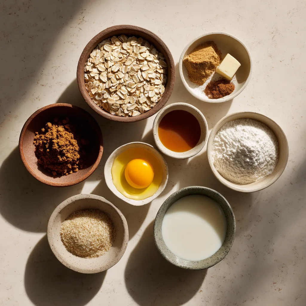 Ingredients You’ll Need Cinnamon Roll Oatmeal Bake