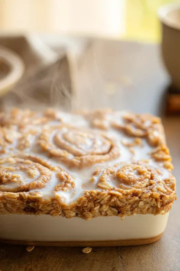 The Best Cinnamon Roll Oatmeal Bake Recipes
