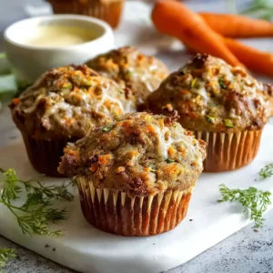 Carrot Zucchini Muffins Fresh Out of the Oven