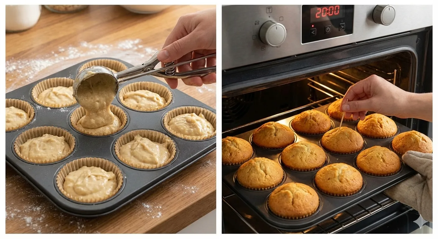 Homemade Carrot Zucchini Muffins Snack Idea