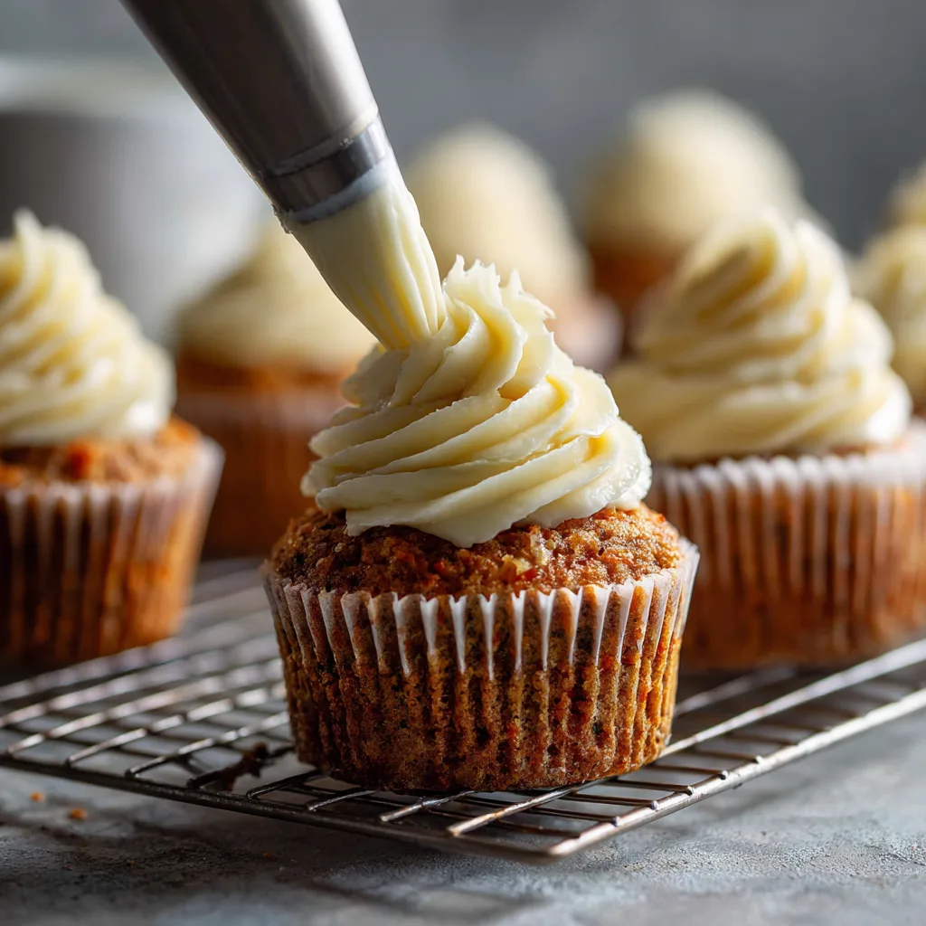Carrot Cake Cupcakes With Brown Butter Cream Cheese Frosting