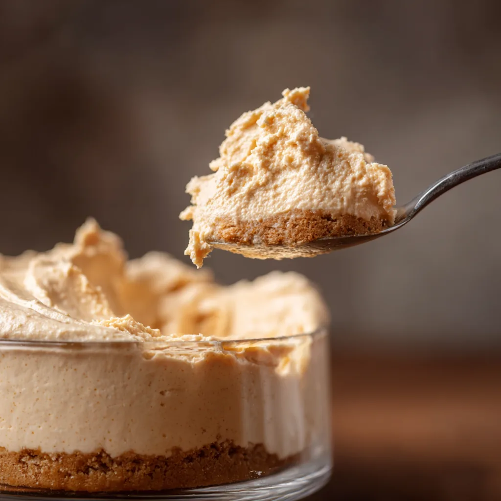 Creamy Carnivore Cheesecake Mousse Texture Close Up