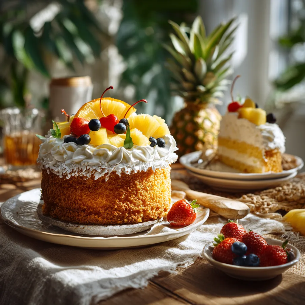 How to Make 2 Ingredient Pineapple Cake