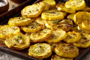 Easy Garlic Roasted Yellow Squash Step by Step