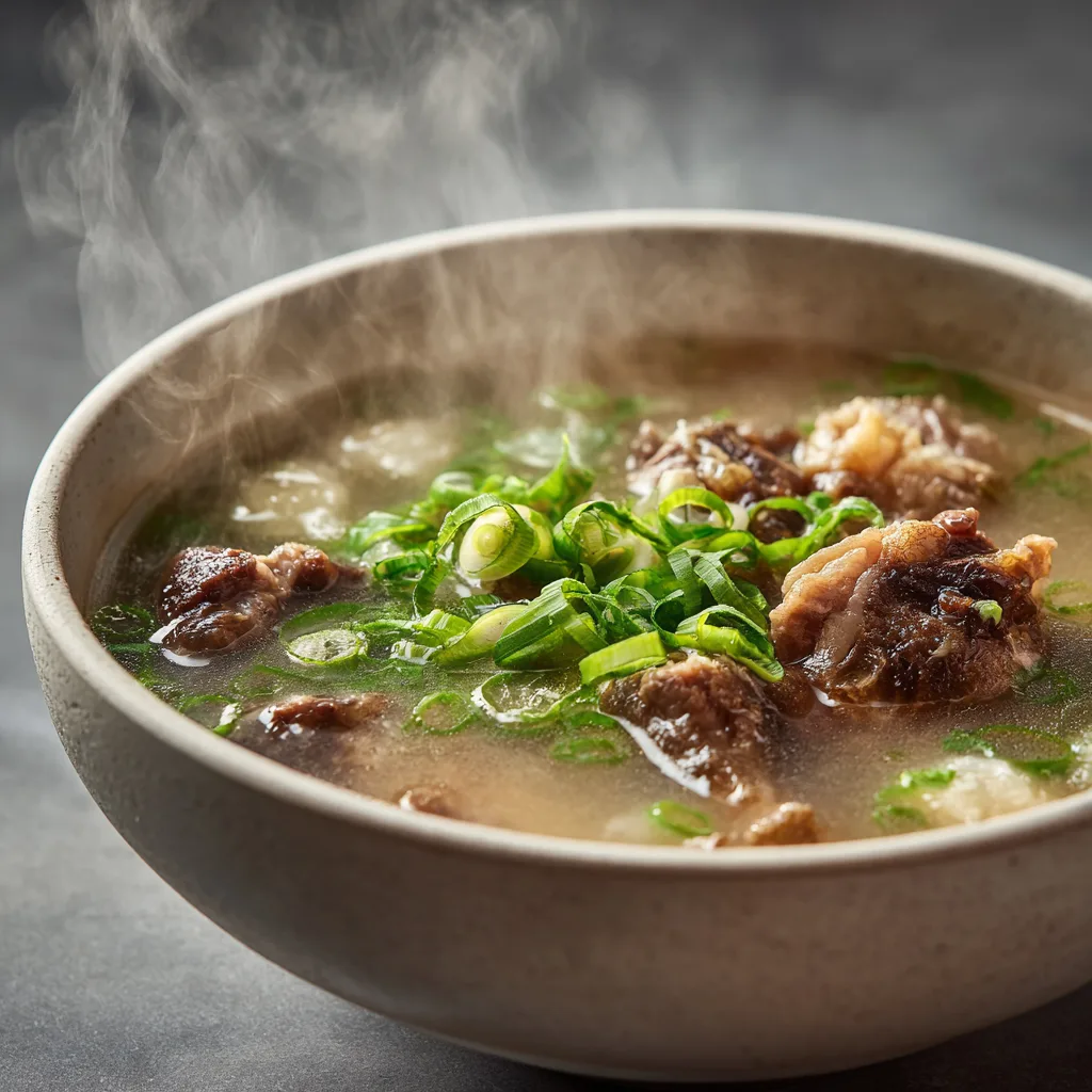 Easy Korean Oxtail Soup (Kkori Gomtang)